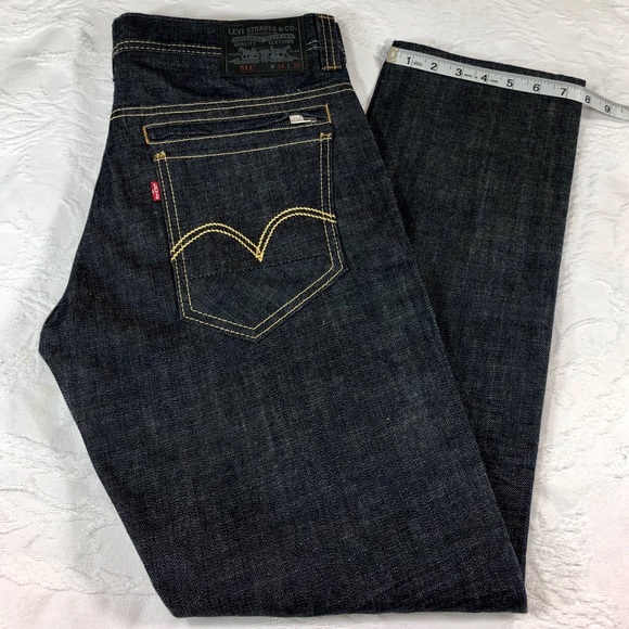 levi's jeans with zipper on back